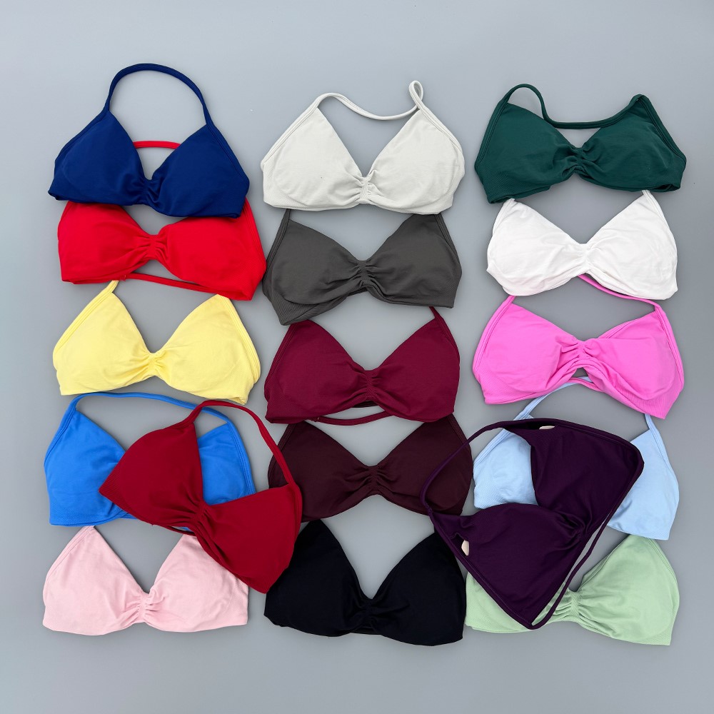 Push Up Bra Padded - Riemen-BH Gym-Top für Damen, hohe Unterstützung,